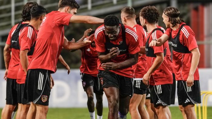 Gaziantep FK'nın yenileri antrenmanda